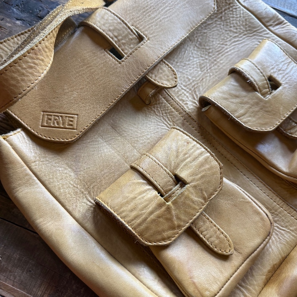 Big Frye leather bag